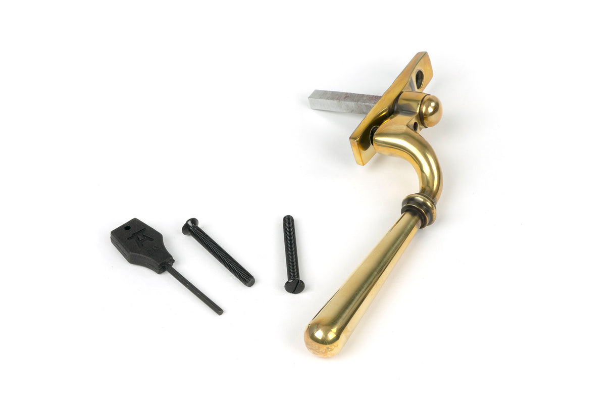 From The Anvil - Aged Brass Newbury Espag - RH | Sku. 91443 | Trade Door Handles.