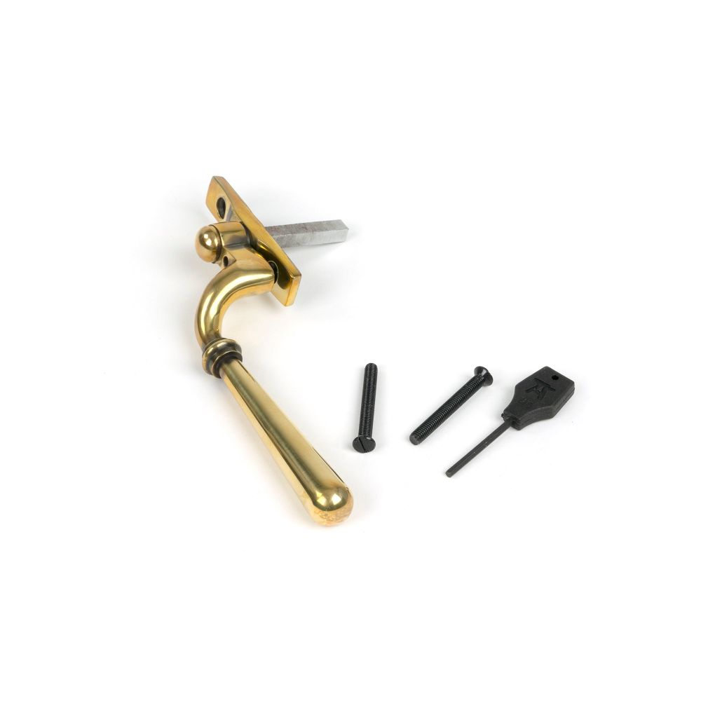 From The Anvil - Aged Brass Newbury Espag - LH | Sku. 91444 | Trade Door Handles.
