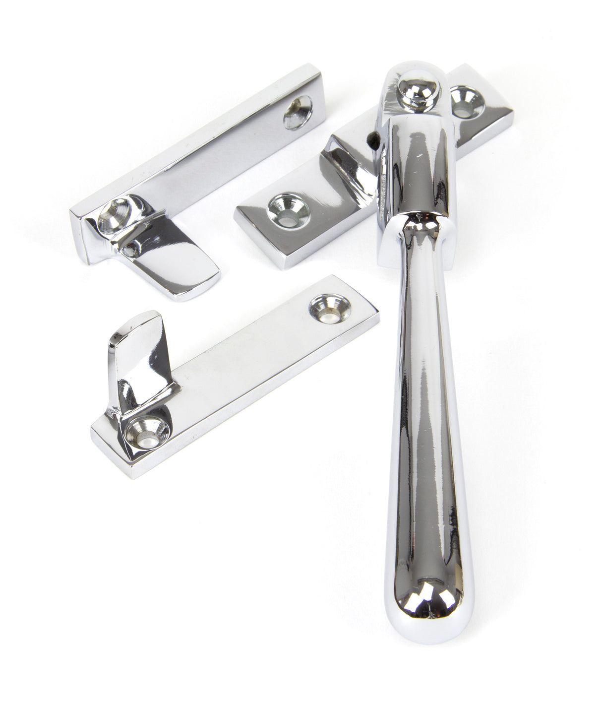 From The Anvil - Polished Chrome Night-Vent Locking Newbury Fastener | Sku. 91449 | Trade Door Handles.