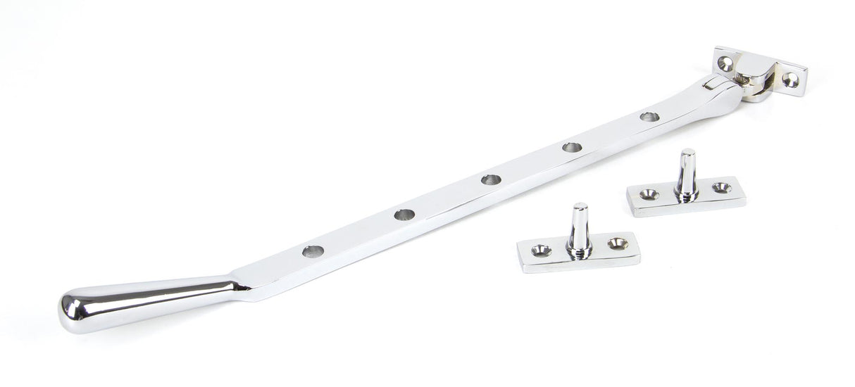 From The Anvil - Polished Chrome 12" Newbury Stay | Sku. 91454 | Trade Door Handles.