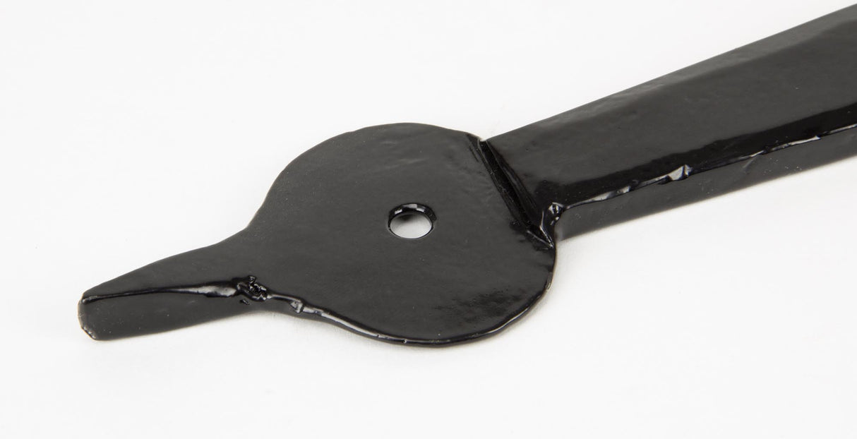 From The Anvil - Black 24" Hook & Band Hinge - Cranked (pair) | Sku. 91473 | Trade Door Handles.