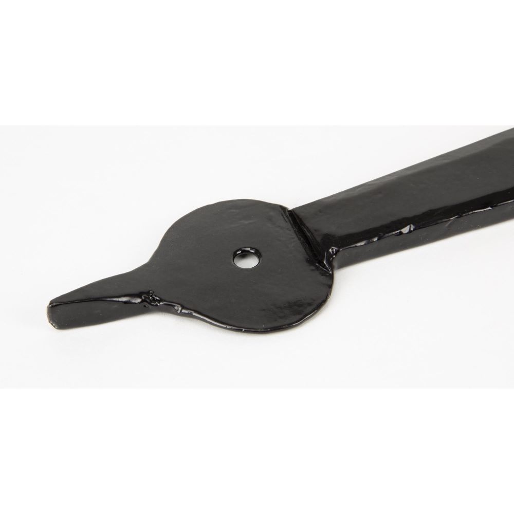 From The Anvil - Black 24" Hook & Band Hinge - Cranked (pair) | Sku. 91473 | Trade Door Handles.