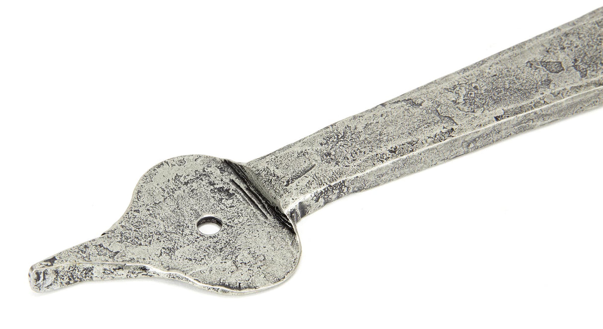 From The Anvil - Pewter 24" Hook & Band Hinge - Cranked (pair) | Sku. 91474 | Trade Door Handles.