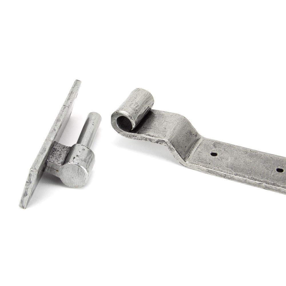 From The Anvil - Pewter 24" Hook & Band Hinge - Cranked (pair) | Sku. 91474 | Trade Door Handles.