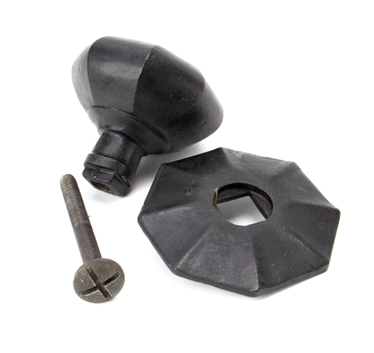 From The Anvil - External Beeswax Octagonal Centre Door Knob | Sku. 91498 | Trade Door Handles.