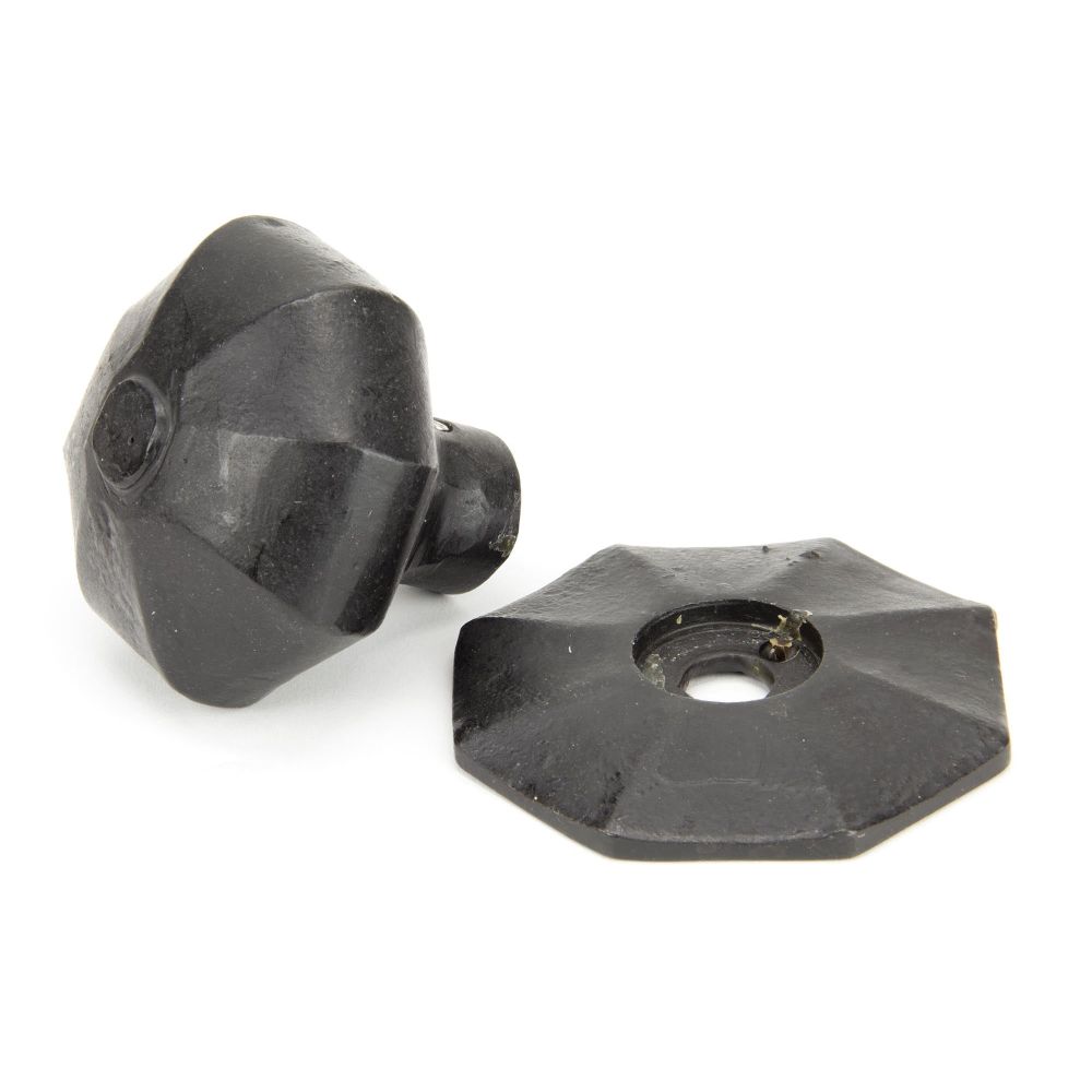 From The Anvil - External Beeswax Large Octagonal Mortice/Rim Knob Set | Sku. 91499 | Trade Door Handles.