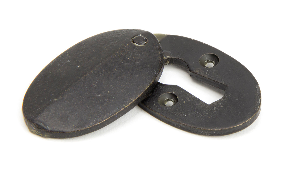 From The Anvil - External Beeswax Oval Escutcheon & Cover | Sku. 91500 | Trade Door Handles.
