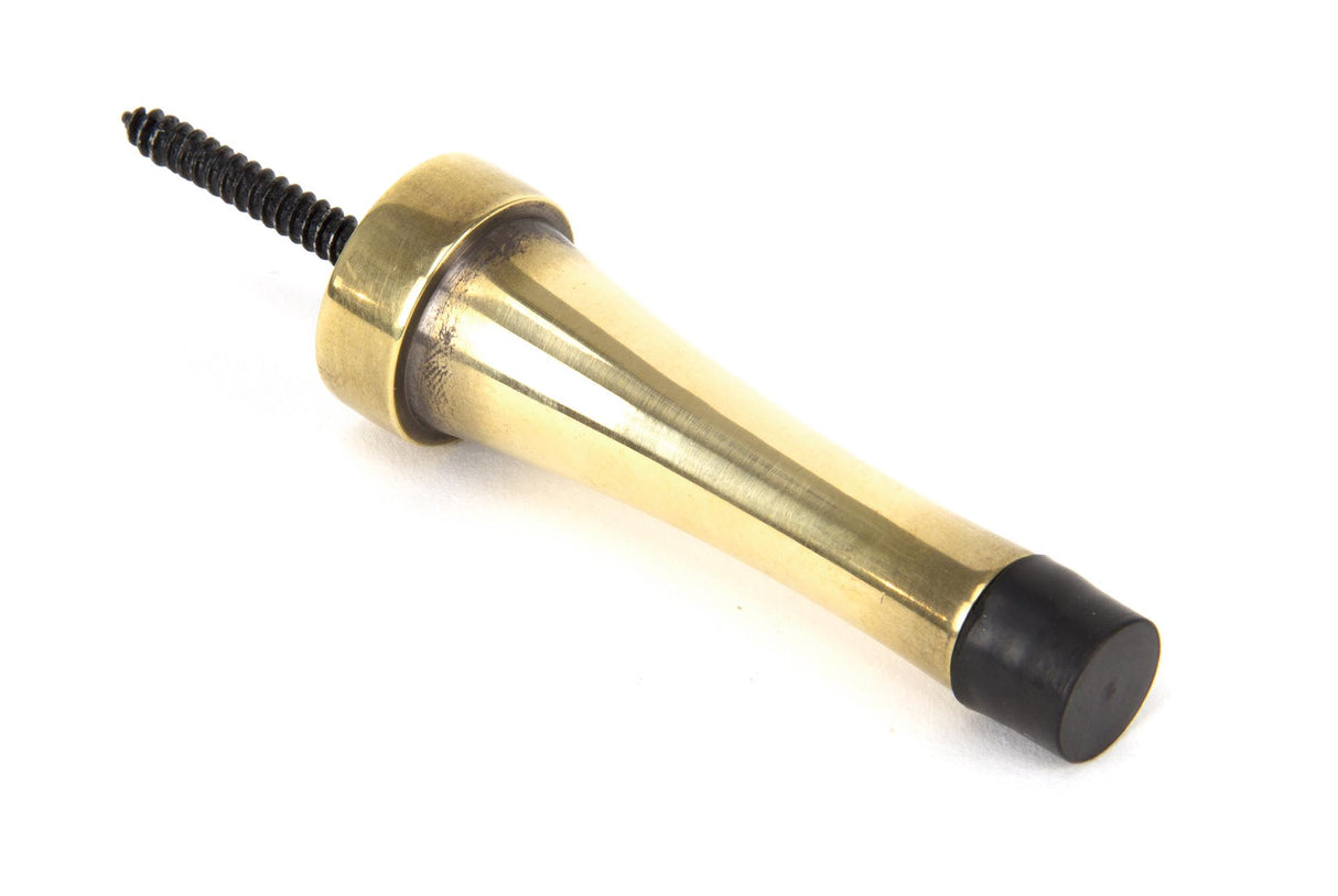 From The Anvil - Aged Brass Projection Door Stop | Sku. 91510 | Trade Door Handles.