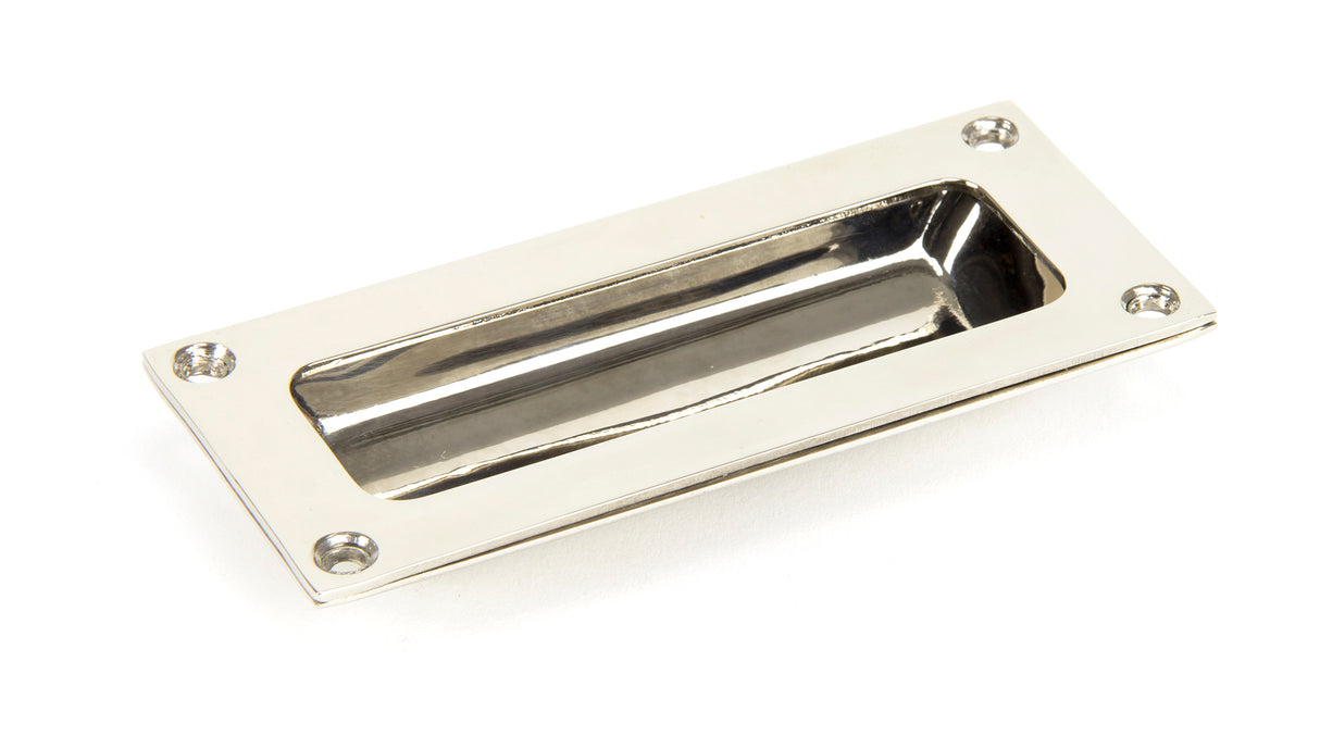 From The Anvil - Polished Nickel Flush Handle | Sku. 91520 | Trade Door Handles.
