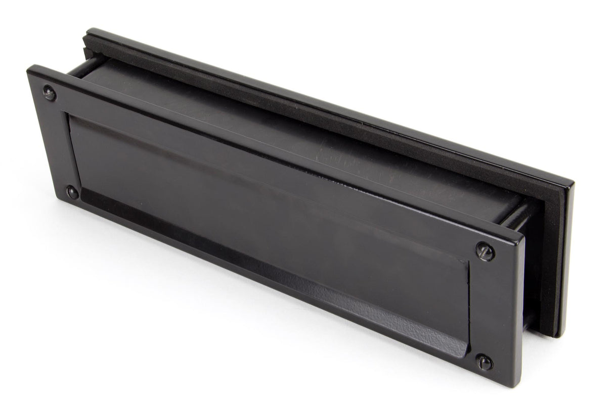 From The Anvil - Black Traditional Letterbox | Sku. 91526 | Trade Door Handles.