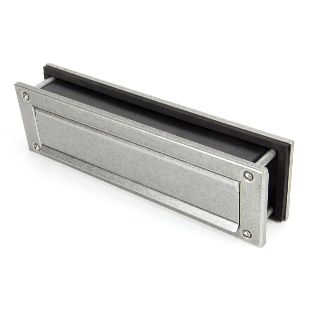 From The Anvil - Pewter Traditional Letterbox | Sku. 91527 | Trade Door Handles.