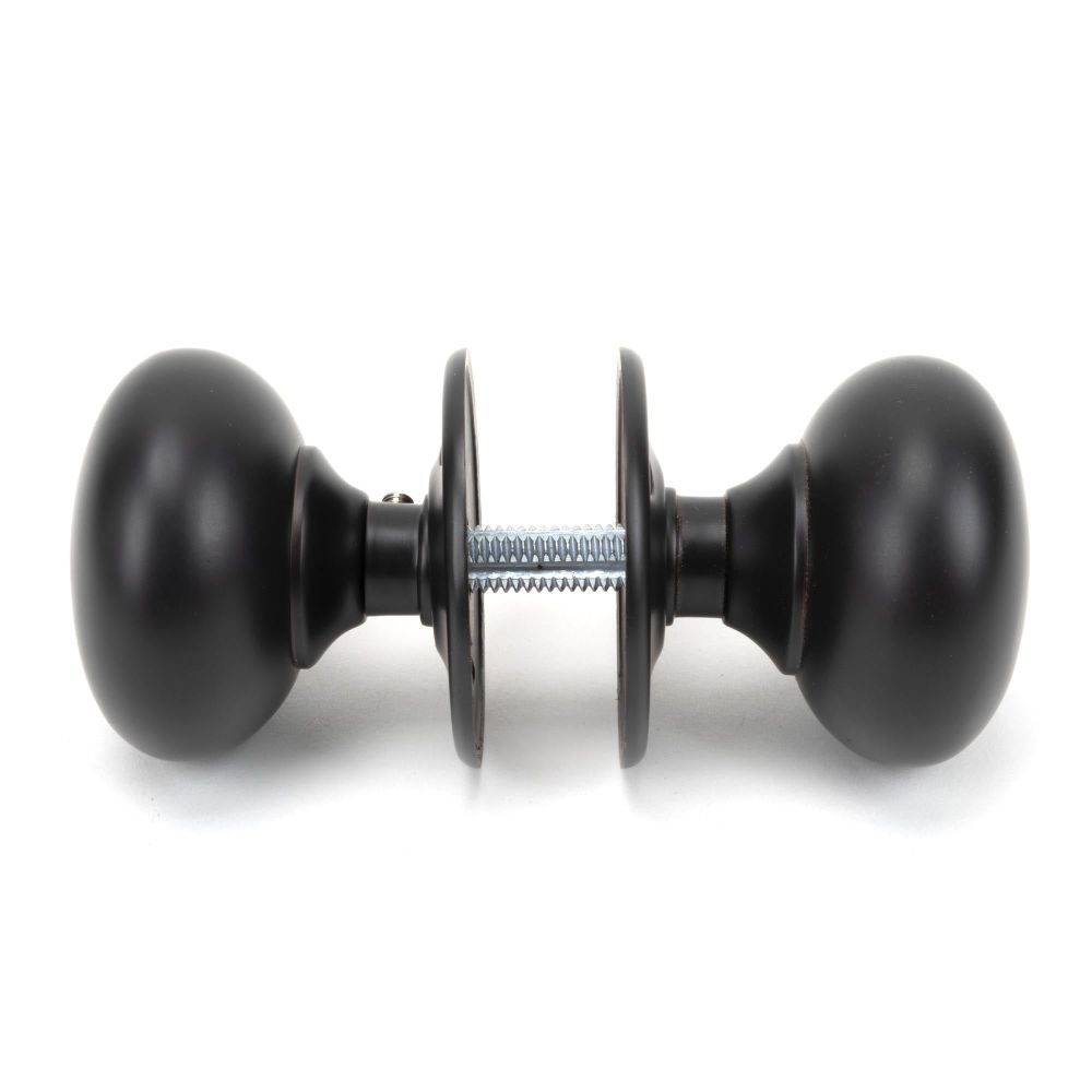 From The Anvil - Aged Bronze 57mm Mushroom Mortice/Rim Knob Set | Sku. 91531 | Trade Door Handles.