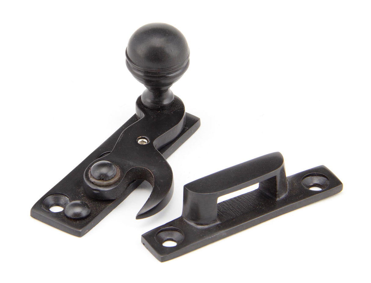 From The Anvil - Aged Bronze Prestbury Sash Hook Fastener | Sku. 91745 | Trade Door Handles.