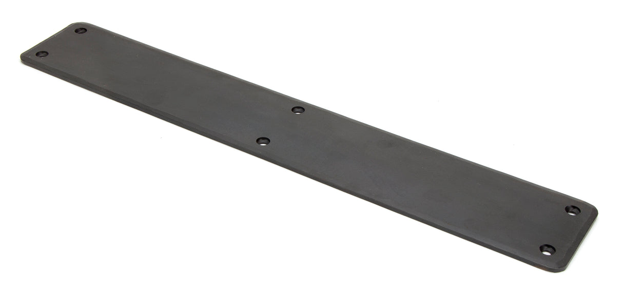From The Anvil - Beeswax 400mm Plain Fingerplate | Sku. 91795 | Trade Door Handles.