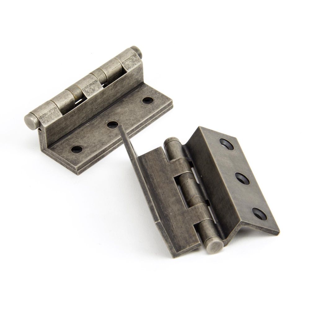 From The Anvil - Antique Pewter 2½" Stormproof Hinge 1951 (pair) | Sku. 91823 | Trade Door Handles.