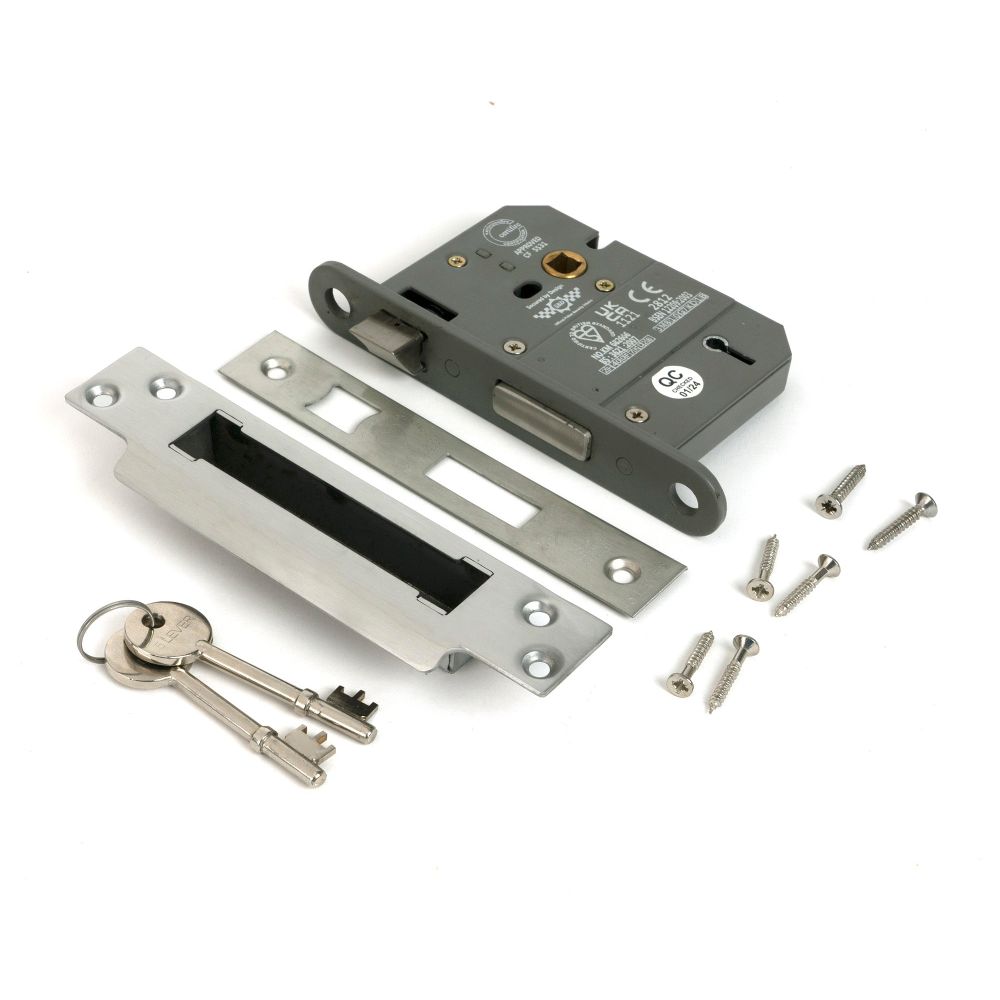 From The Anvil - SS 3" 5 Lever BS Sashlock KA | Sku. 91826 | Trade Door Handles.