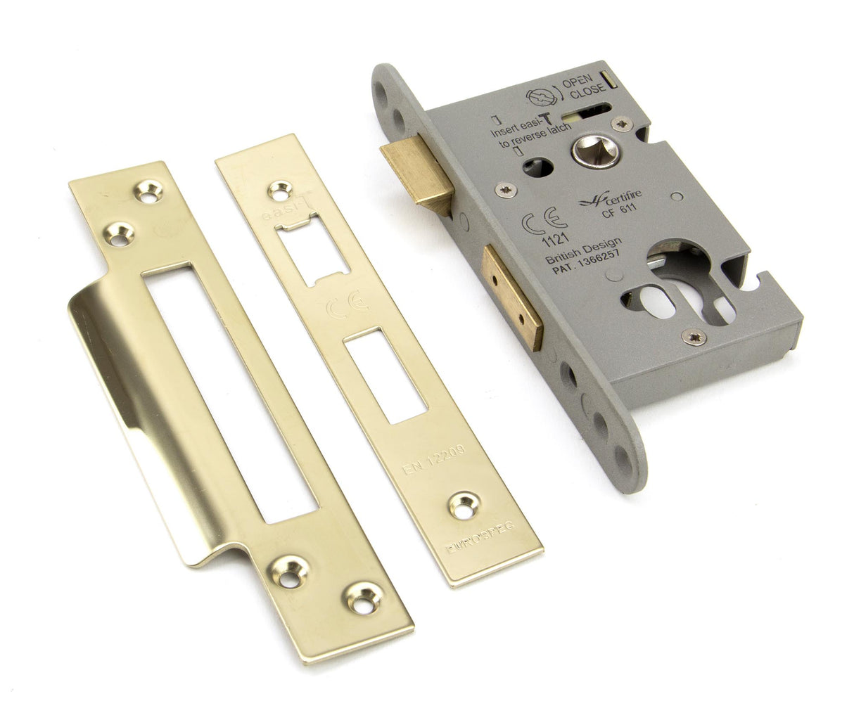 From The Anvil - PVD 2.5" Euro Profile Sash Lock | Sku. 91839 | Trade Door Handles.