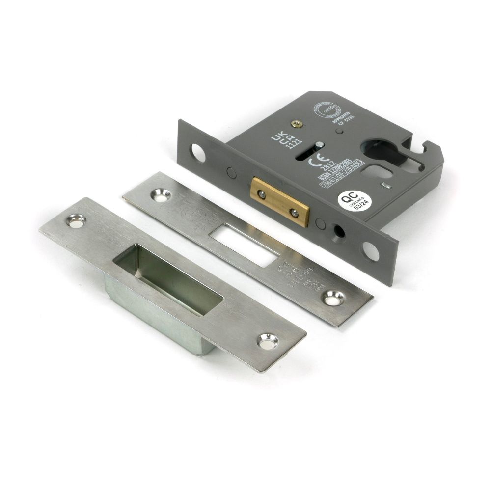 From The Anvil - SSS 3" Euro Profile Dead Lock | Sku. 91843 | Trade Door Handles.
