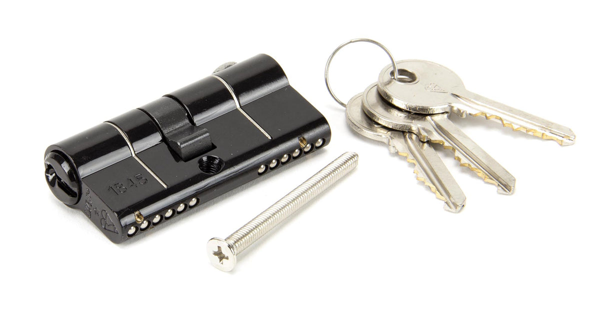 From The Anvil - Black 30/35 6pin Euro Cylinder | Sku. 91862 | Trade Door Handles.