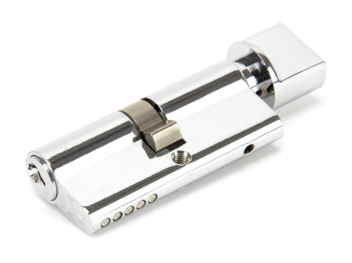 From The Anvil - Polished Chrome 35/35 Euro Cylinder/Thumbturn | Sku. 91870 | Trade Door Handles.