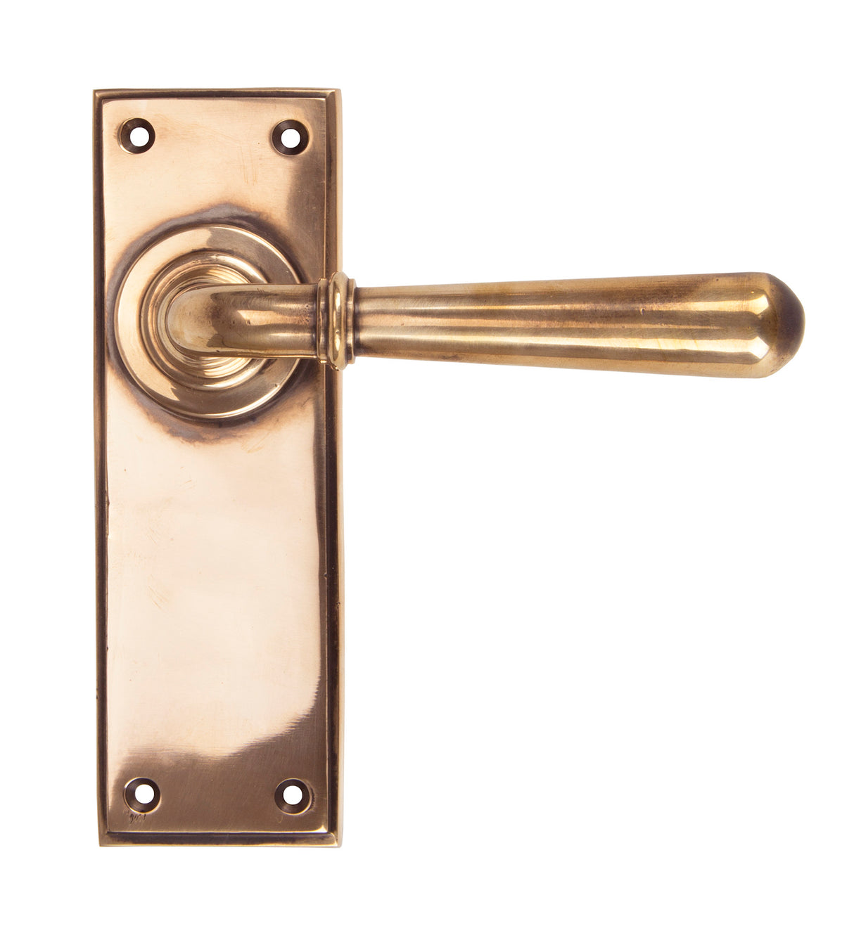 From The Anvil - Polished Bronze Newbury Lever Latch Set | Sku. 91920 | Trade Door Handles.