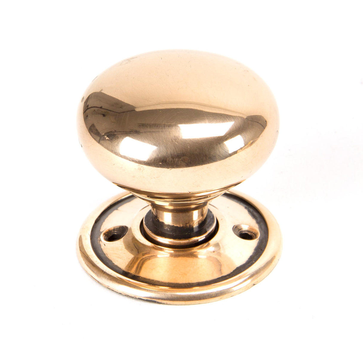 From The Anvil - Polished Bronze Mushroom Mortice/Rim Knob Set | Sku. 91925 | Trade Door Handles.