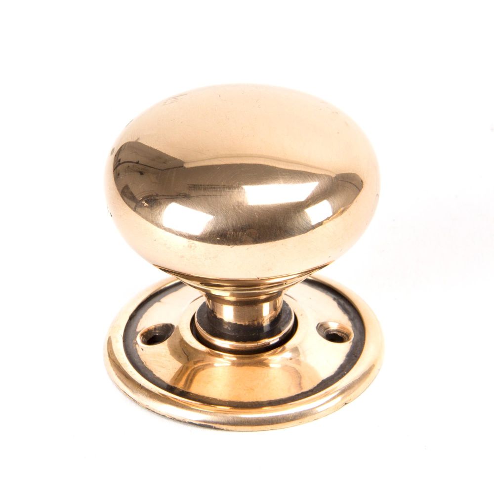 From The Anvil - Polished Bronze Mushroom Mortice/Rim Knob Set | Sku. 91925 | Trade Door Handles.