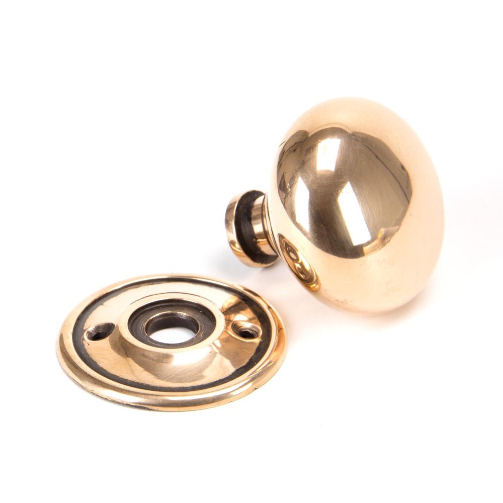 From The Anvil - Polished Bronze Mushroom Mortice/Rim Knob Set | Sku. 91925 | Trade Door Handles.