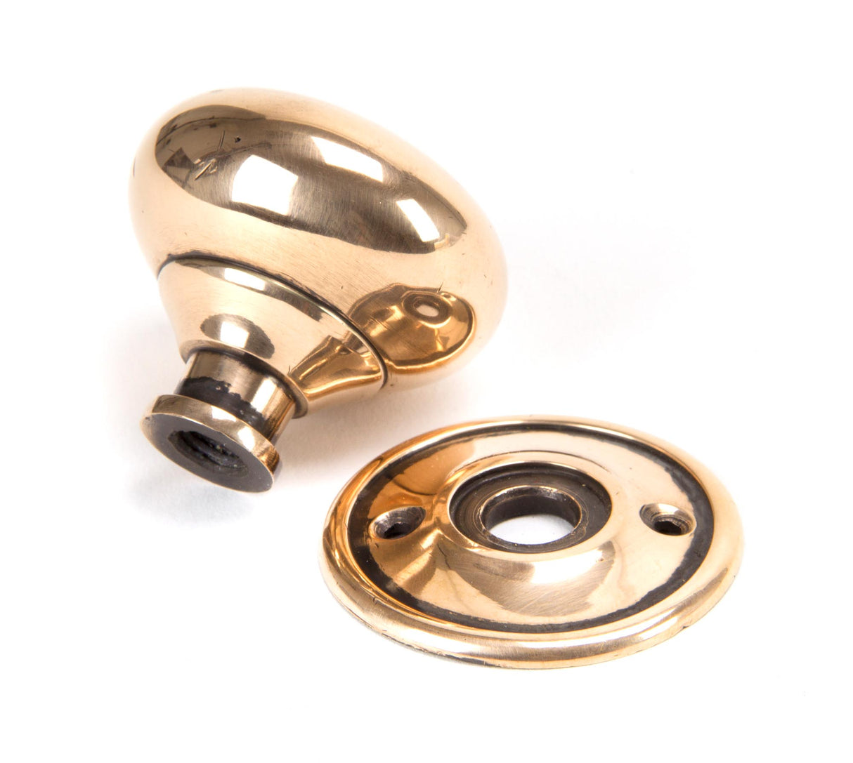 From The Anvil - Polished Bronze Mushroom Mortice/Rim Knob Set | Sku. 91925 | Trade Door Handles.