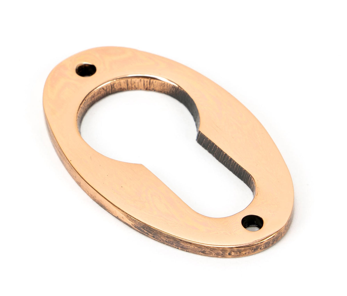 From The Anvil - Polished Bronze Oval Euro Escutcheon | Sku. 91928 | Trade Door Handles.