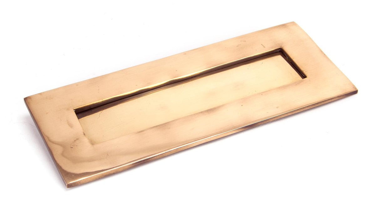 From The Anvil - Polished Bronze Small Letter Plate | Sku. 91931 | Trade Door Handles.