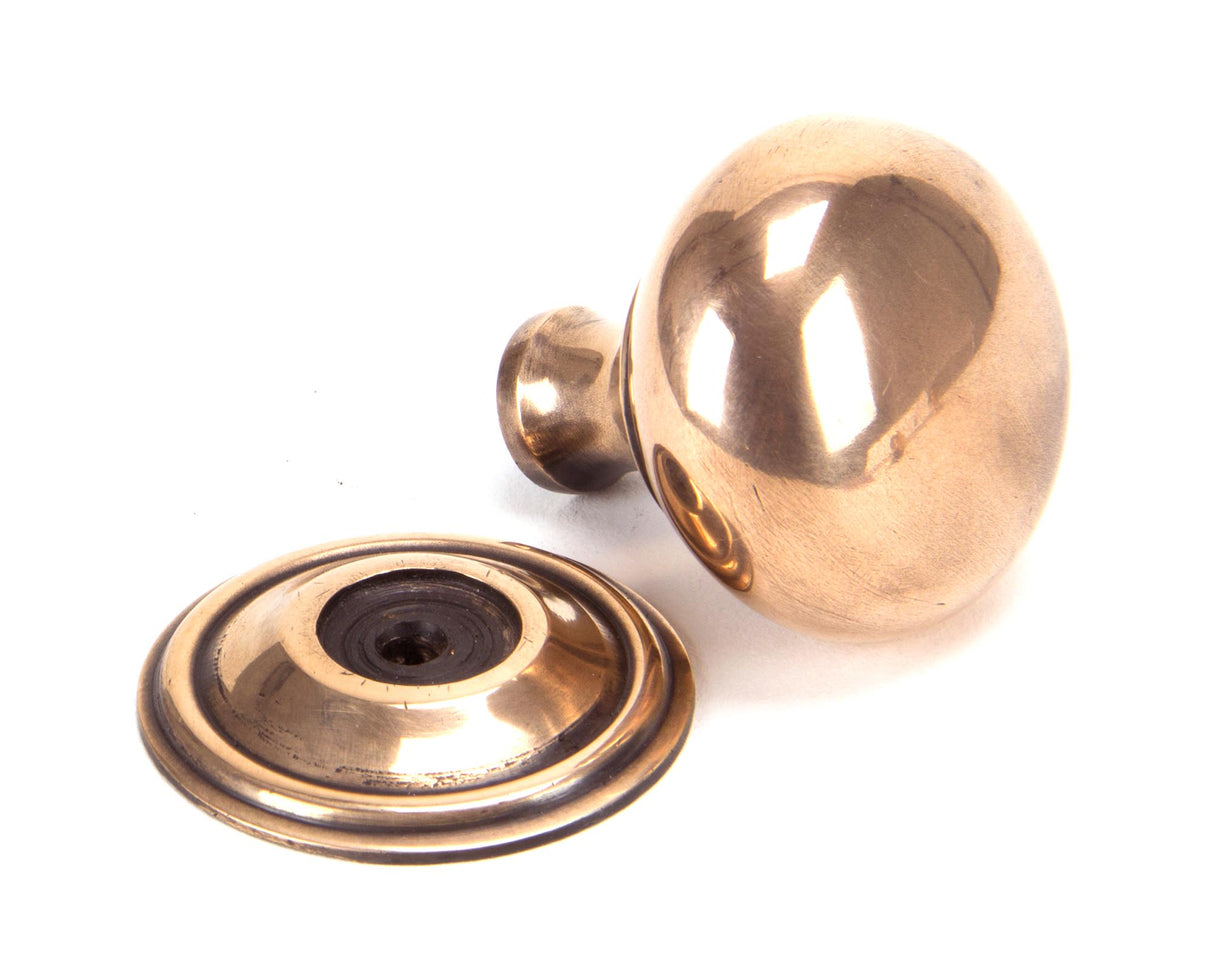 From The Anvil - Polished Bronze Mushroom Cabinet Knob 38mm | Sku. 91949 | Trade Door Handles.