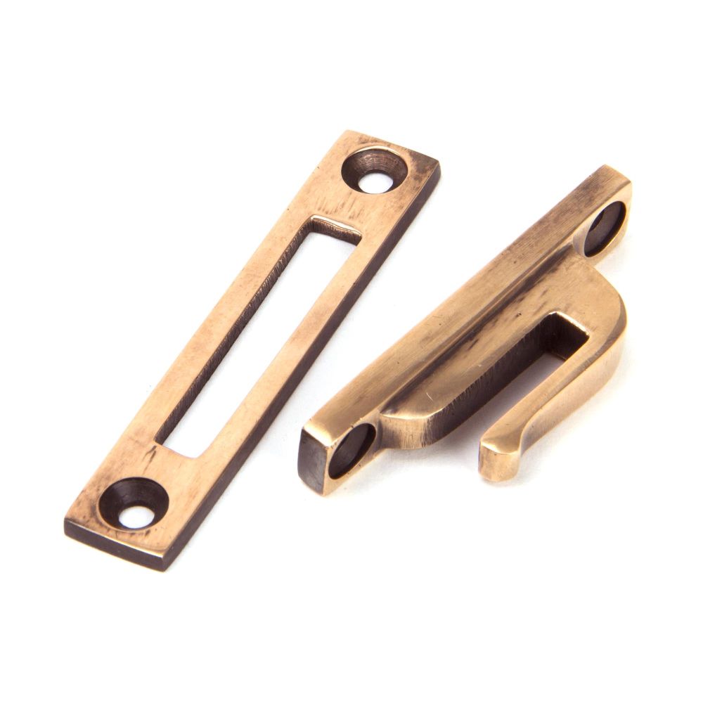 From The Anvil - Polished Bronze Locking Newbury Fastener | Sku. 91951 | Trade Door Handles.