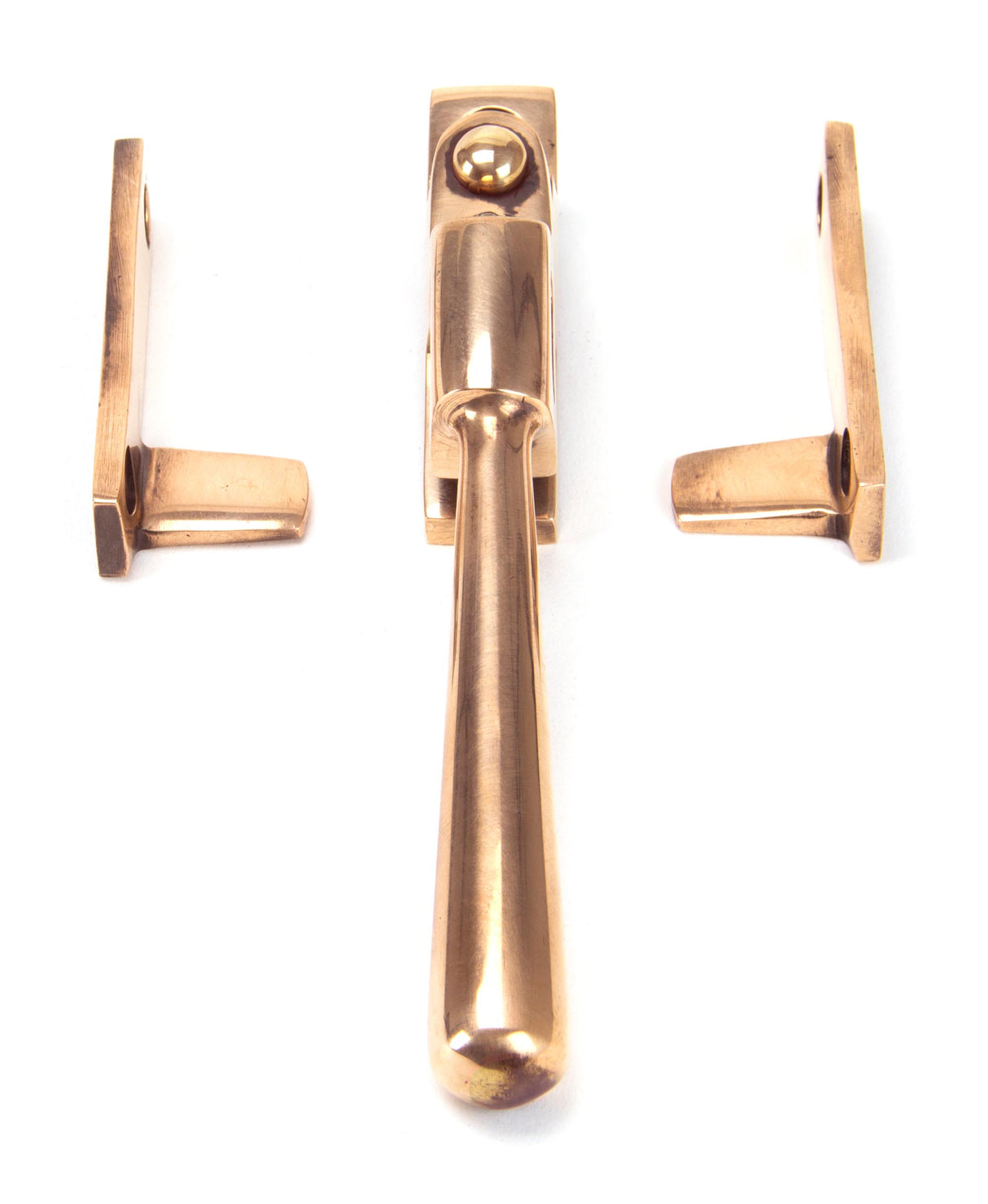 From The Anvil - Polished Bronze Night-Vent Locking Newbury Fastener | Sku. 91952 | Trade Door Handles.