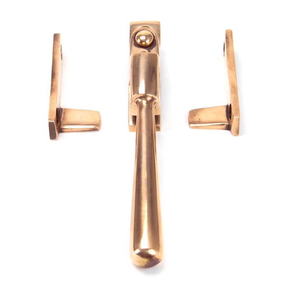 From The Anvil - Polished Bronze Night-Vent Locking Newbury Fastener | Sku. 91952 | Trade Door Handles.