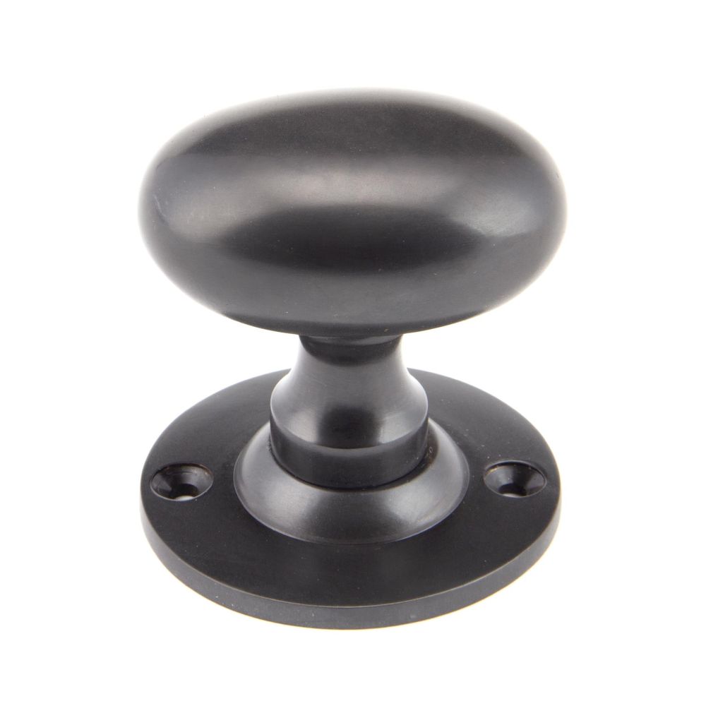 From The Anvil - Aged Bronze Oval Mortice/Rim Knob Set | Sku. 91976 | Trade Door Handles.