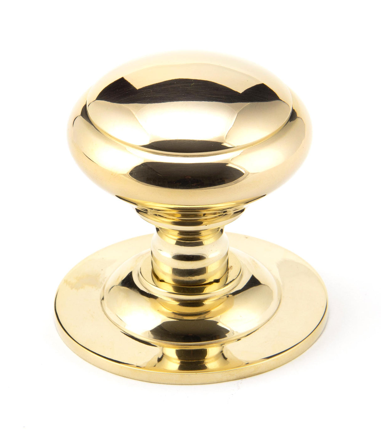 From The Anvil - Polished Brass Round Centre Door Knob | Sku. 91977 | Trade Door Handles.