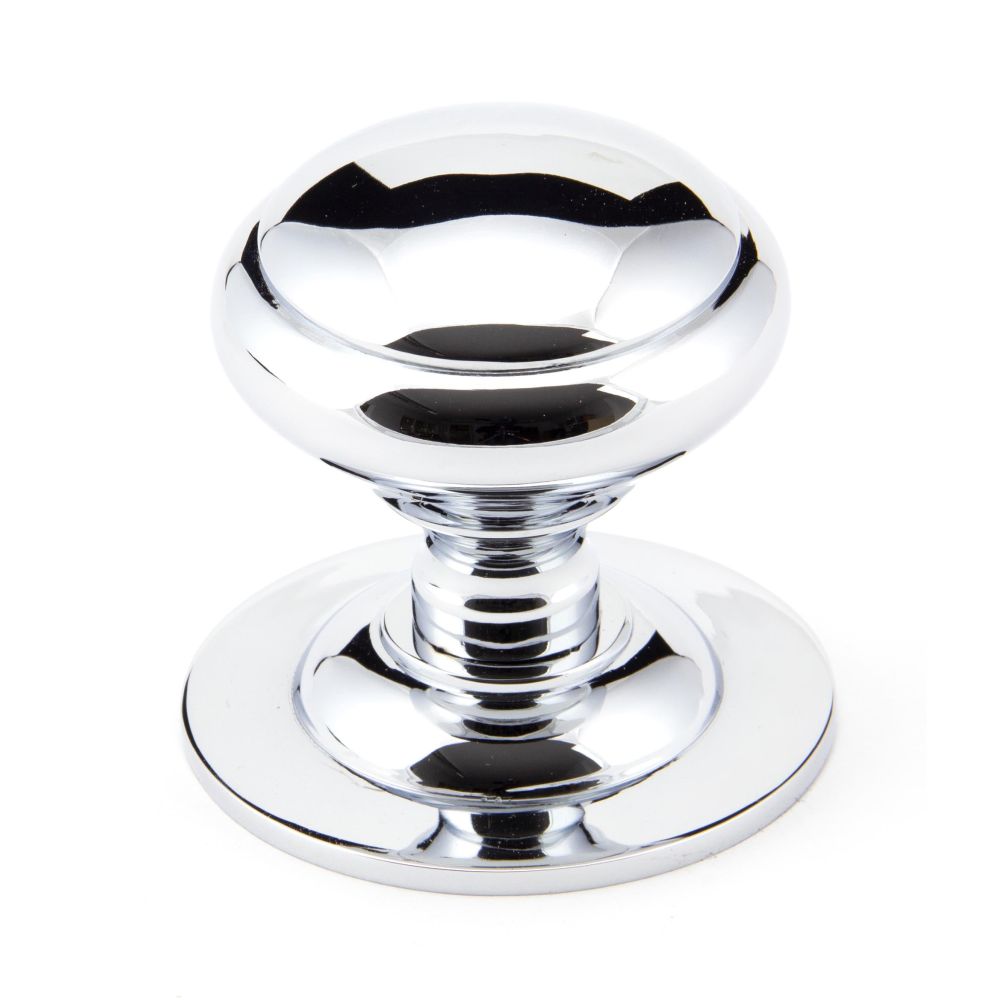From The Anvil - Polished Chrome Round Centre Door Knob | Sku. 91978 | Trade Door Handles.
