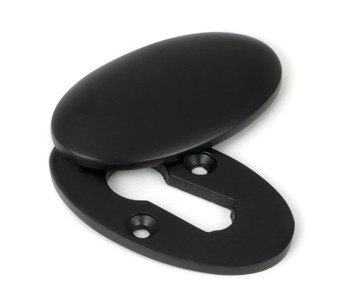 From The Anvil - Aged Bronze Oval Escutcheon & Cover | Sku. 91991 | Trade Door Handles.