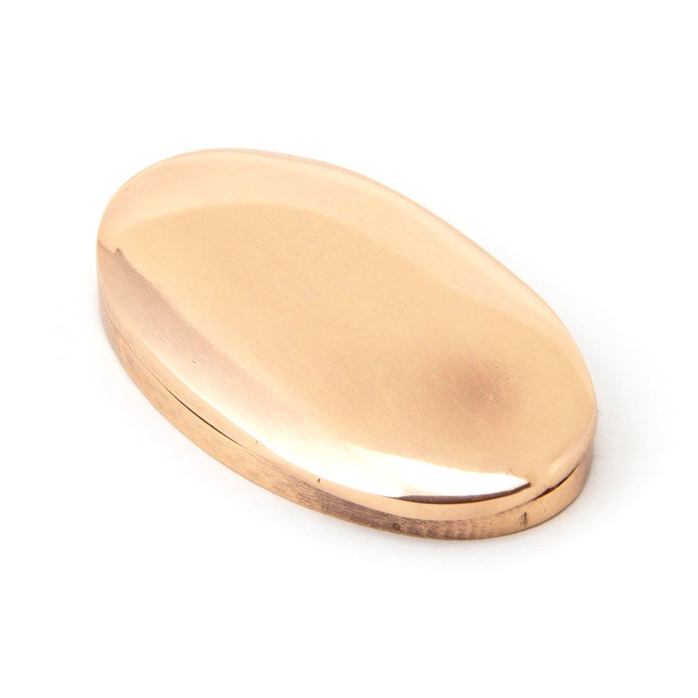 From The Anvil - Polished Bronze Oval Escutcheon & Cover | Sku. 91992 | Trade Door Handles.