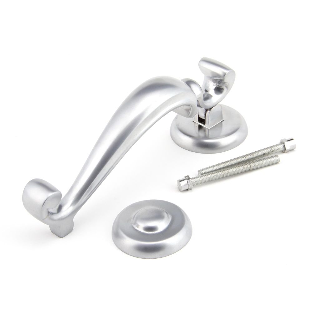 From The Anvil - Satin Chrome Doctors Door Knocker | Sku. 92002 | Trade Door Handles.