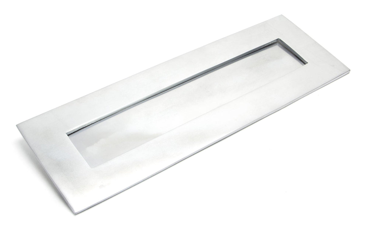 From The Anvil - Satin Chrome Large Letter Plate | Sku. 92003 | Trade Door Handles.