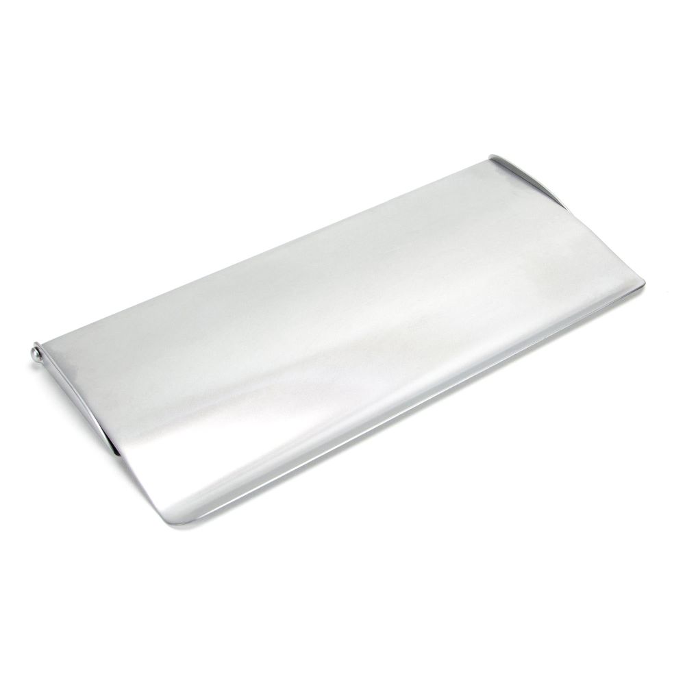 From The Anvil - Satin Chrome Small Letter Plate Cover | Sku. 92006 | Trade Door Handles.