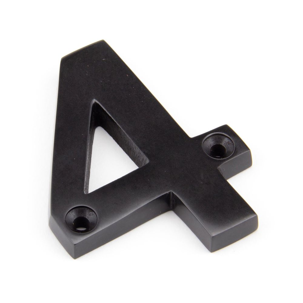 From The Anvil - Aged Bronze Numeral 4 | Sku. 92014 | Trade Door Handles.