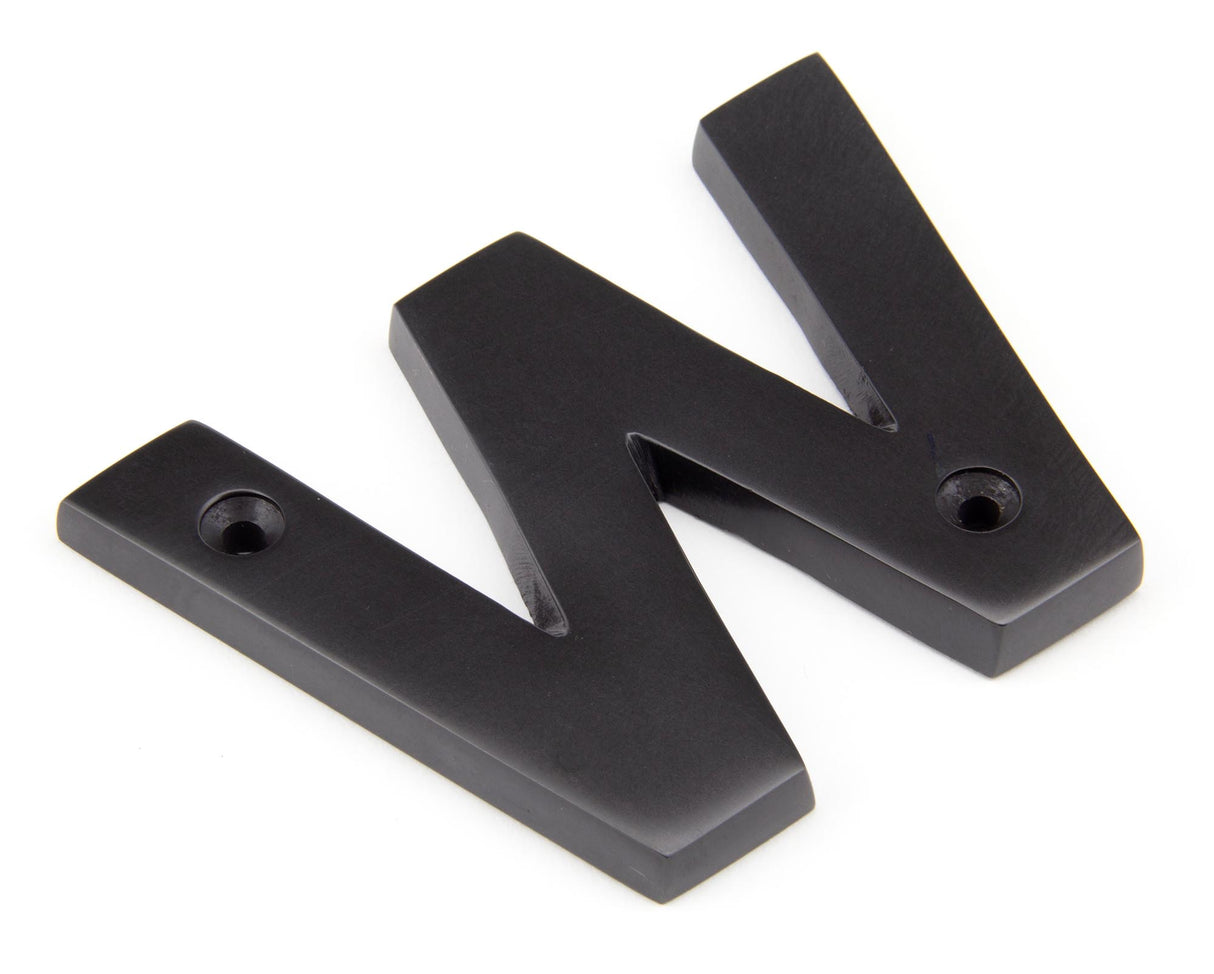 From The Anvil - Aged Bronze Letter W | Sku. 92030W | Trade Door Handles.
