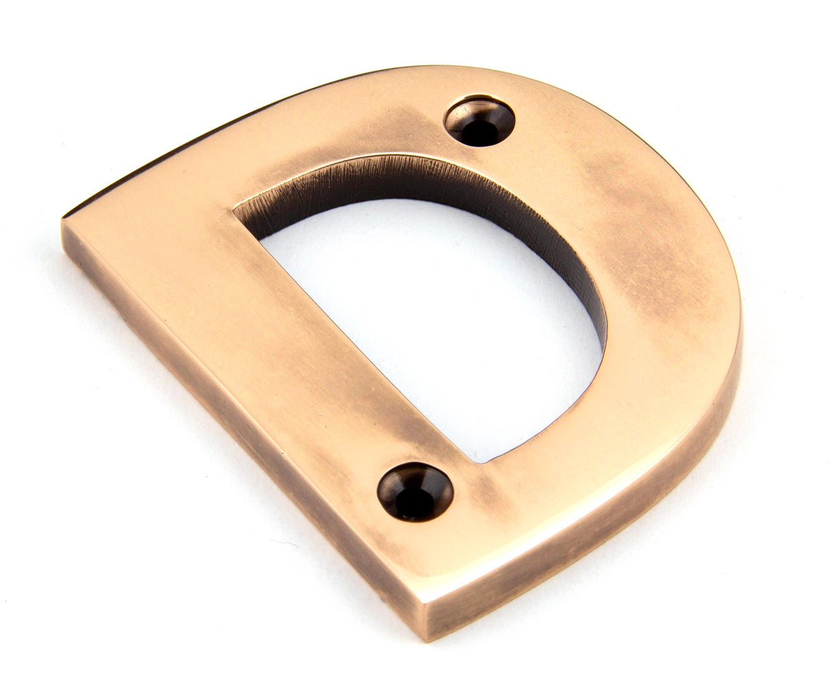 From The Anvil - Polished Bronze Letter D | Sku. 92031D | Trade Door Handles.