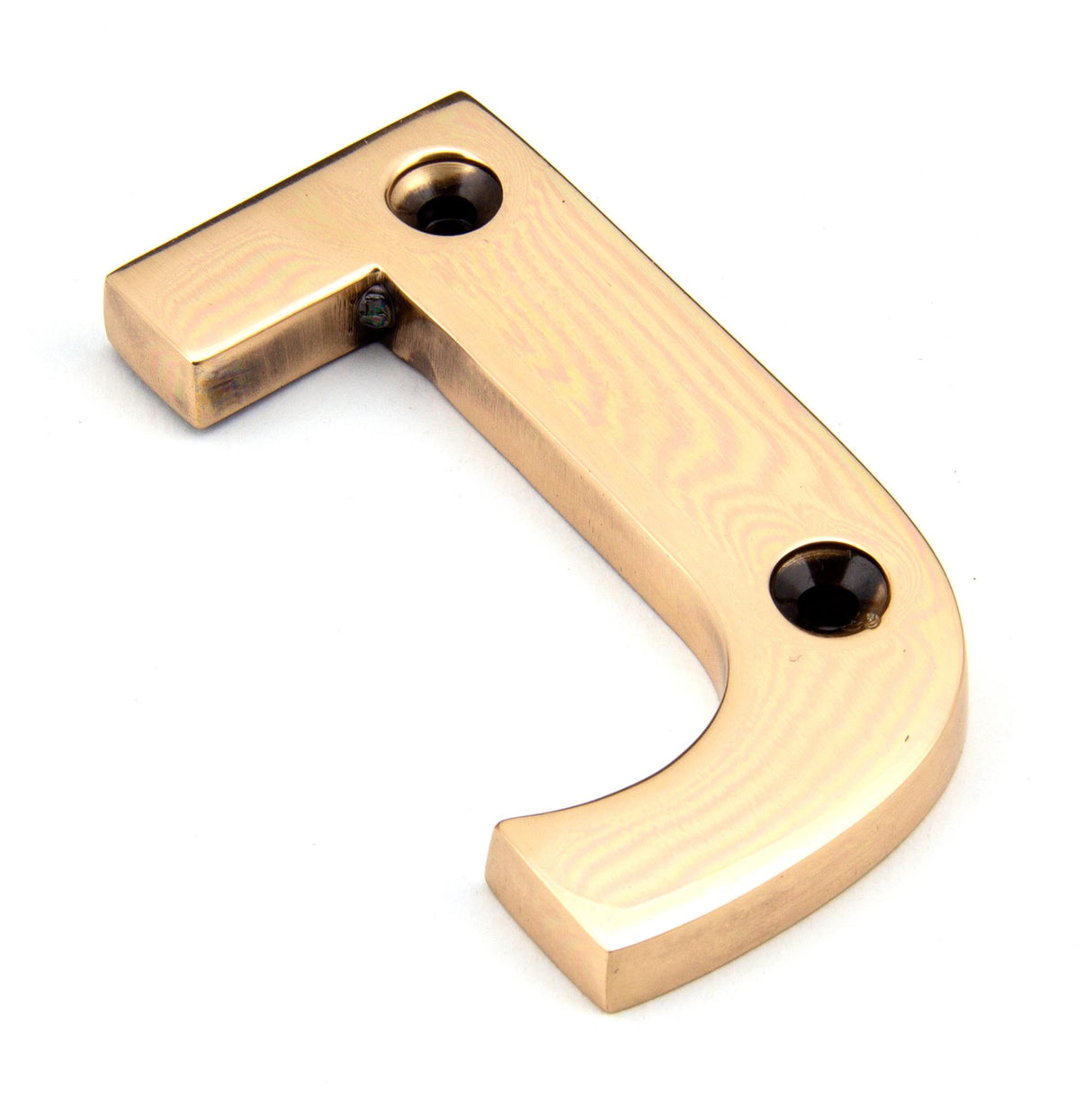 From The Anvil - Polished Bronze Letter J | Sku. 92031J | Trade Door Handles.