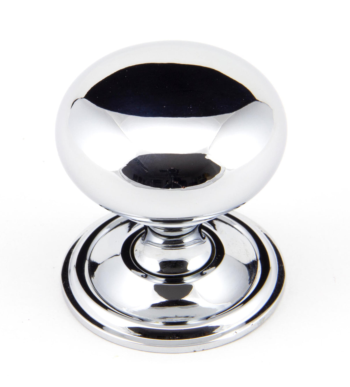 From The Anvil - Polished Chrome Mushroom Cabinet Knob 38mm | Sku. 92031 | Trade Door Handles.