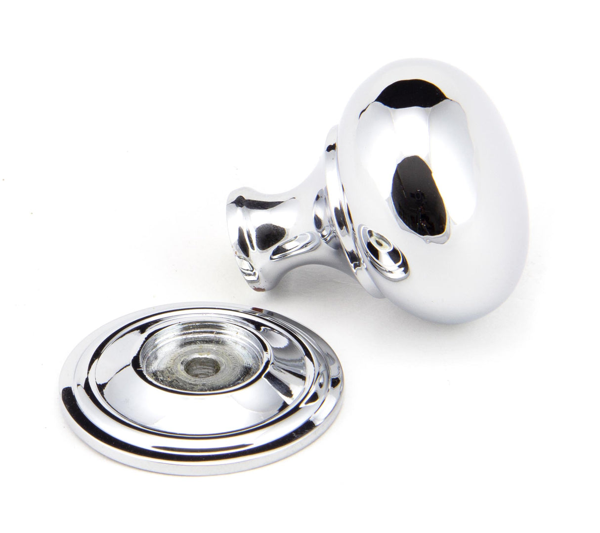From The Anvil - Polished Chrome Mushroom Cabinet Knob 32mm | Sku. 92032 | Trade Door Handles.