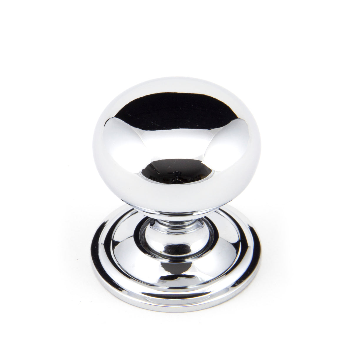 From The Anvil - Polished Chrome Mushroom Cabinet Knob 32mm | Sku. 92032 | Trade Door Handles.